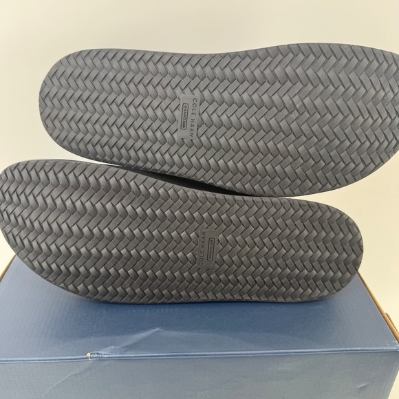 Cole Haan Marisol Black Leather Double Strap Slide Sandals Size 10 B - Picture 7 of 8